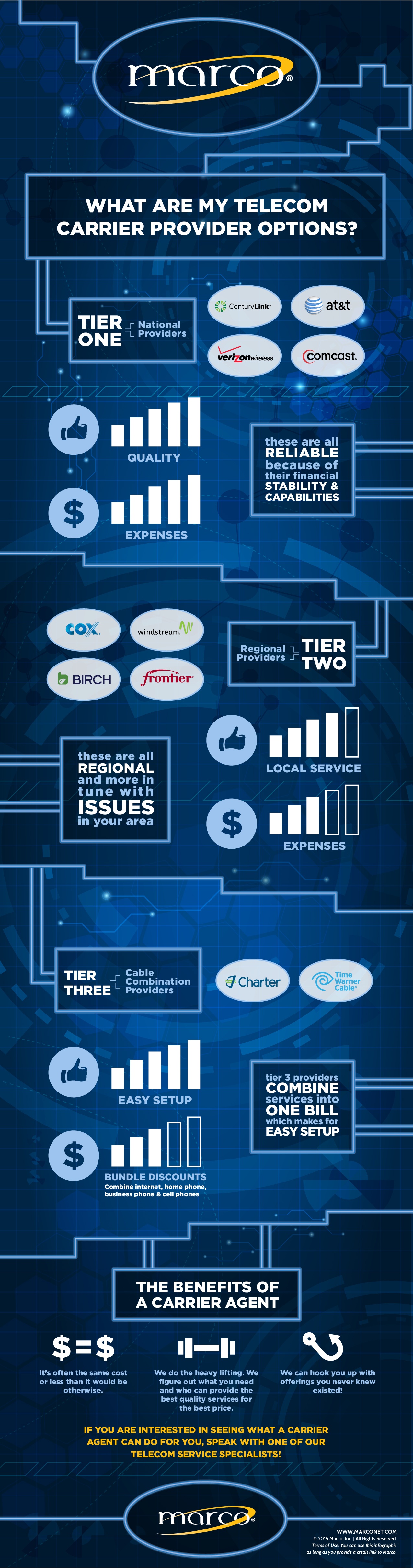 What are My Telecom Carrier Provider Options? [Infographic]